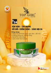 T24 KEM NÁM - TÀN NHANG - ĐỒI MỒI - CHỐNG NẮNG -  SÁNG MỊN DA 12G TOP GIRL